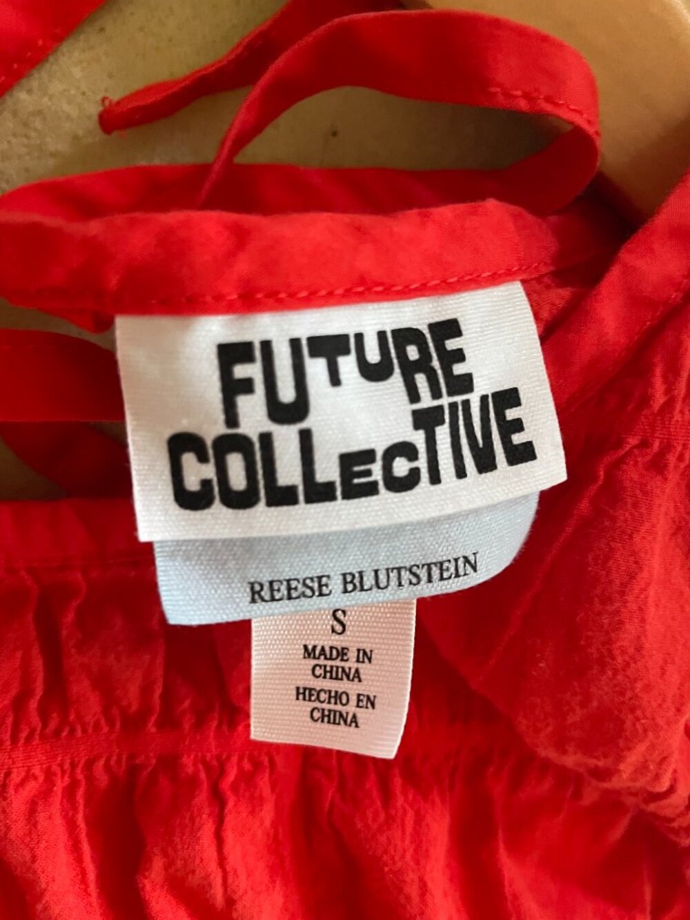 Future Collective Crop Blouse - Picture 3 of 3